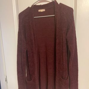 Maroon Cardigan